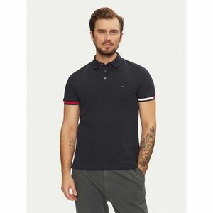 Tommy Hilfiger Pólóing Flag Cuff MW0MW37518 Sötétkék Slim Fit kép
