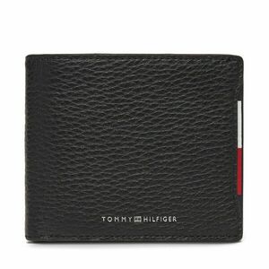 Férfi pénztárca Tommy Hilfiger Central Cc Flap And Coin AM0AM13515 Fekete kép