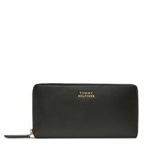 Nagyméretű férfi pénztárca Tommy Hilfiger Th Leather Slg Lrg Za AW0AW17498 Fekete kép