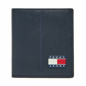 Nagyméretű férfi pénztárca Tommy Jeans Tjm Heritage Leather Cc & Coin AM0AM13408 Sötétkék kép