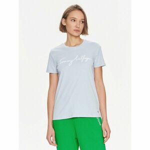 Tommy Hilfiger Póló Signature WW0WW41674 Kék Regular Fit kép