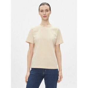 Calvin Klein Póló Smooth Cotton Crew Neck Tee Ss K20K205410 Bézs Regular Fit kép