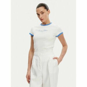 Tommy Hilfiger Póló WW0WW44581 Ekru Slim Fit kép