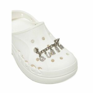 Cipő dekoráció Crocs QUEEN CHAIN 10011704 Ezüst kép