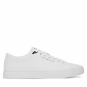 Teniszcipő Tommy Hilfiger Th Hi Vulc Core Low Lth Ii Ess FM0FM05511 Fehér kép