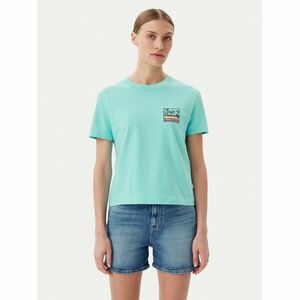 Quiksilver Póló EQWZT03181 Türkizkék Relaxed Fit kép