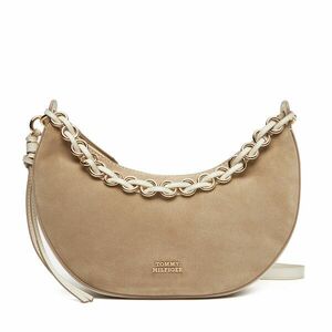 Táska Tommy Hilfiger Moon Leather Crossover Suede AW0AW17537 Bézs kép