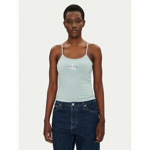 Calvin Klein Jeans Felső Monologo J20J223105 Kék Slim Fit kép