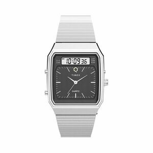 Karóra Timex Q Timex® 1982 Ana-Digi Reissue Chronograph TW2Y05900 Ezüst kép