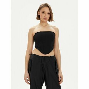 Gina Tricot Felső 21293 Fekete Slim Fit kép