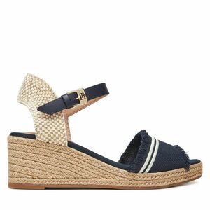 Espadrilles Tommy Hilfiger Fringe Canvas Medium Wedge FW0FW08879 Sötétkék kép