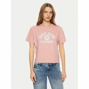 Guess Jeans Póló W5RI43 K8HM0 Rózsaszín Regular Fit kép