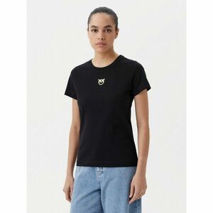 PINKO Póló Bussolotto 100355 A2OD Fekete Regular Fit kép