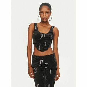 Juicy Couture Felső Cait JCMCS224252 Fekete Slim Fit kép