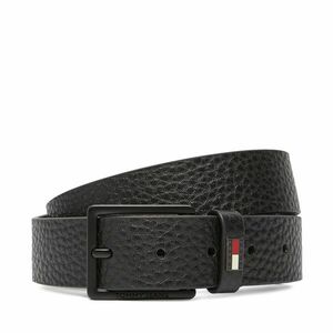 Férfi öv Tommy Jeans Tjm Elevated Flag Leather 3.5 AM0AM13418 Fekete kép