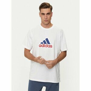 adidas Póló Future Icons Badge of Sport IS3234 Fehér Loose Fit kép