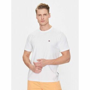 Napapijri Póló Salis NP0A4H8D Fehér Regular Fit kép