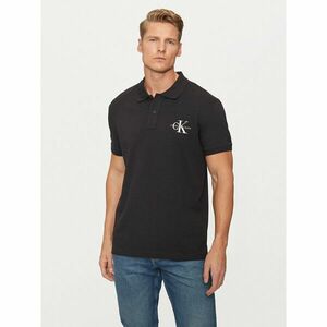 Calvin Klein Jeans Pólóing Monologo J30J325664 Fekete Regular Fit kép