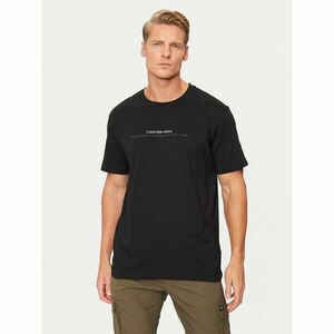 Calvin Klein Jeans Póló Minimal Logo J30J327075 Fekete Regular Fit kép