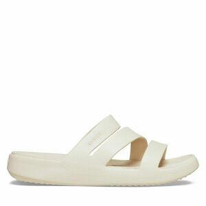 Papucs Crocs Getaway Strappy Sandal W 209587 Ekru kép