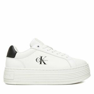 Sportcipők Calvin Klein Jeans Bold Flatf Low Lace Lth YW0YW01878 Fehér kép
