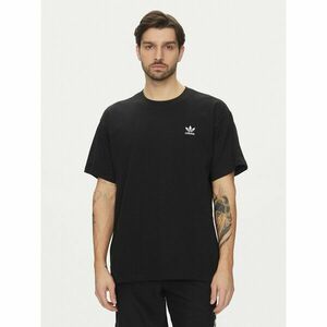 adidas Póló Trefoil Essentials JD0349 Fekete Oversize kép