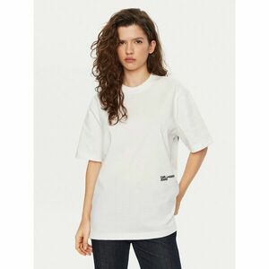 Karl Lagerfeld Jeans Póló A1W17030 Fehér Relaxed Fit kép