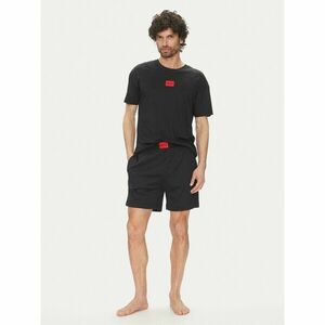 HUGO Pizsama Galaxy 50540091 Fekete Relaxed Fit kép