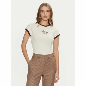 Tommy Hilfiger Póló WW0WW43898 Bézs Slim Fit kép