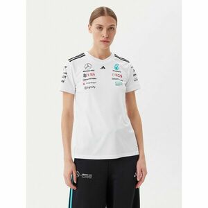 adidas Póló Mercedes - AMG Petronas Formula One Team JX5799 Fehér Regular Fit kép