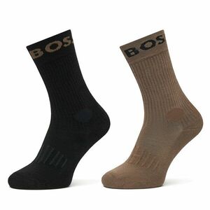 2 pár hosszú szárú férfi zokni BOSS 2P Rs Sport CC 50469747 Fekete kép
