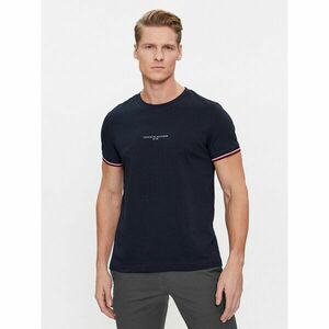 Tommy Hilfiger Póló Logo MW0MW32584 Sötétkék Slim Fit kép