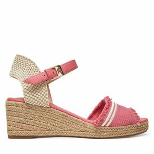 Espadrilles Tommy Hilfiger Fringe Canvas Medium Wedge FW0FW08879 Rózsaszín kép