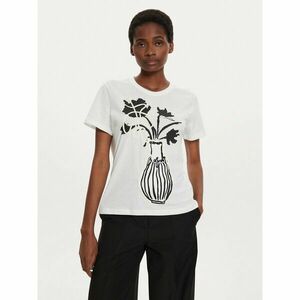 Desigual Póló Shadow 24WWTK11 Fehér Regular Fit kép