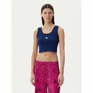 adidas Felső Essentials Small Logo JC5939 Sötétkék Slim Fit kép