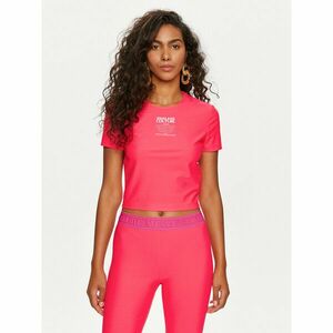 Versace Jeans Couture Póló 76HAH602 Rózsaszín Slim Fit kép