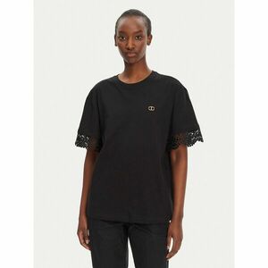 TWINSET Póló 251TT2410 Fekete Relaxed Fit kép