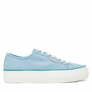 Teniszcipő Calvin Klein Jeans Vulc Flatform Ctn Logo Tag YW0YW01838 Kék kép
