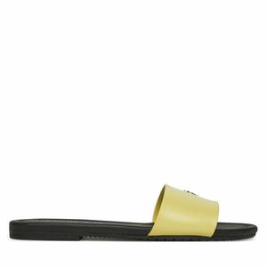 Papucs Calvin Klein Jeans Flat Sandal Slide Mg YW0YW01697 Sárga kép