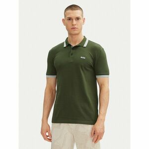 BOSS Pólóing Paddy 50469055 Zöld Regular Fit kép
