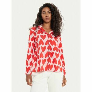 United Colors Of Benetton Pizsama felső 3MR73M05V Piros Regular Fit kép