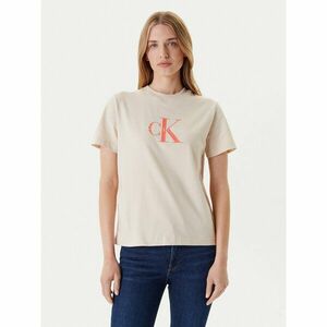 Calvin Klein Jeans Póló Hero Classic LV047B865G Bézs Regular Fit kép