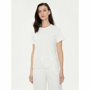 Sisley Póló 3F1QL105I Ekru Regular Fit kép