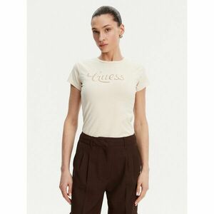Guess Póló W5GI47 KA0Q1 Ekru Slim Fit kép