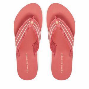 Flip-flops Tommy Hilfiger TH Webbing Beach Sandal FW0FW08739 Koral kép