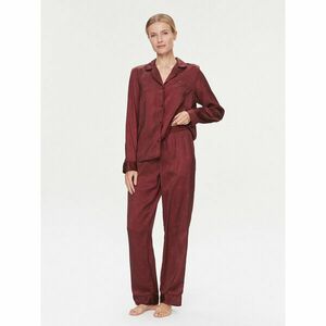 Tommy Hilfiger Pizsama UW0UW04830 Bordó Relaxed Fit kép