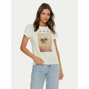 Guess Póló W4BI13 KCJI0 Ekru Regular Fit kép