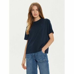 Tommy Hilfiger Póló Modern Flag WW0WW43597 Sötétkék Relaxed Fit kép