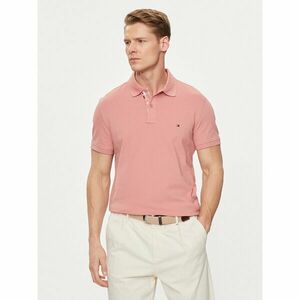Tommy Hilfiger Pólóing Palm Under Collar MW0MW34738 Rózsaszín Regular Fit kép