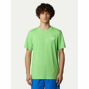 The North Face Póló SS Simple Dome NF0A87NG Zöld Regular Fit kép